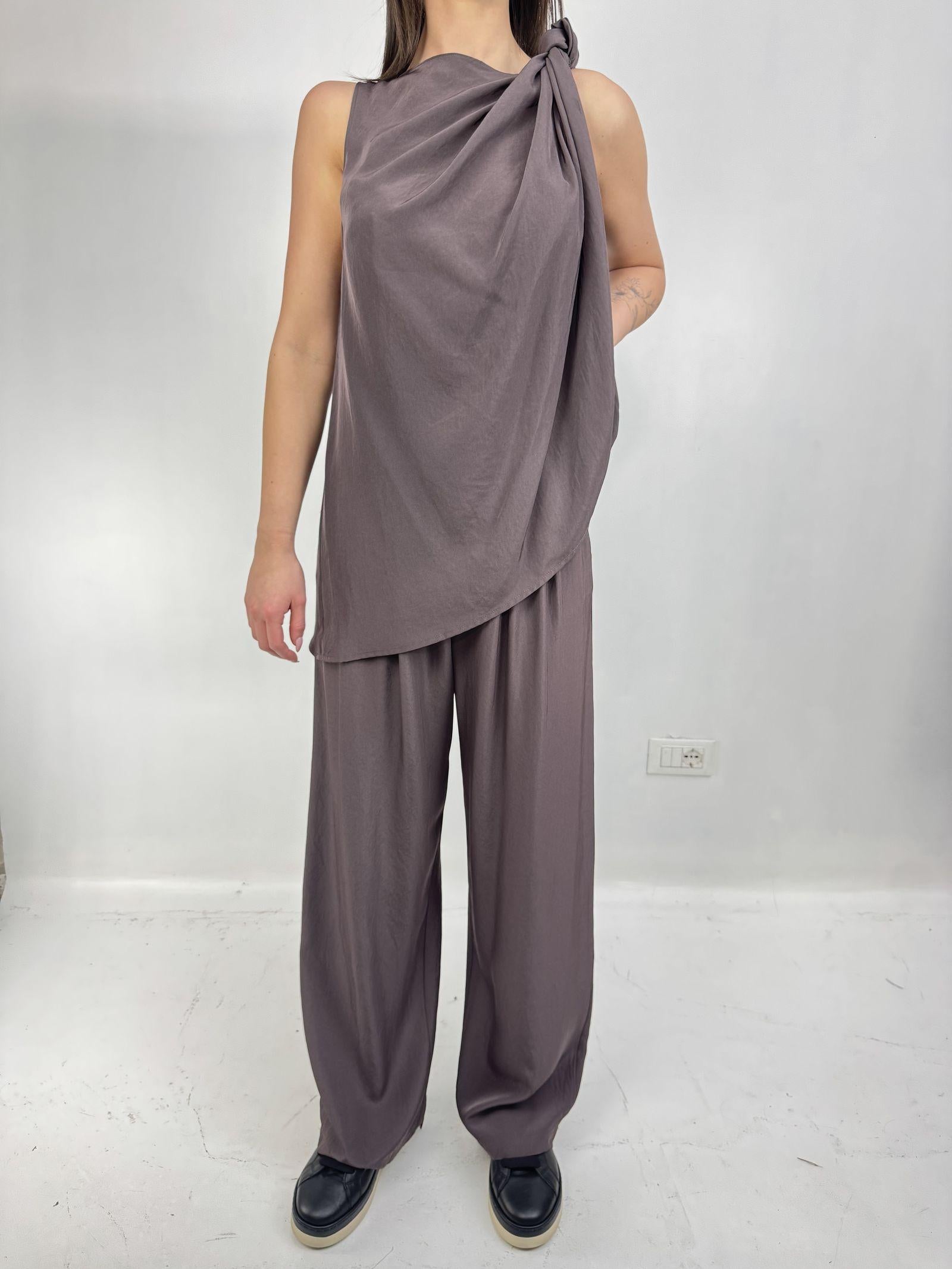 Pantalone gamba ampia - Eleh SS260235 MALVA ELEH 