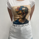 T-shirt Caos CAOSDONNA BIANCO OFELIA 