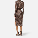 Abito stampa alligatore - Elisabetta Franchi AB89261E2 644 ELISABETTA FRANCHI 