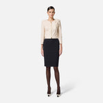 Gonna con smerlo in vita - Elisabetta Franchi GO11852E2 110 ELISABETTA FRANCHI 