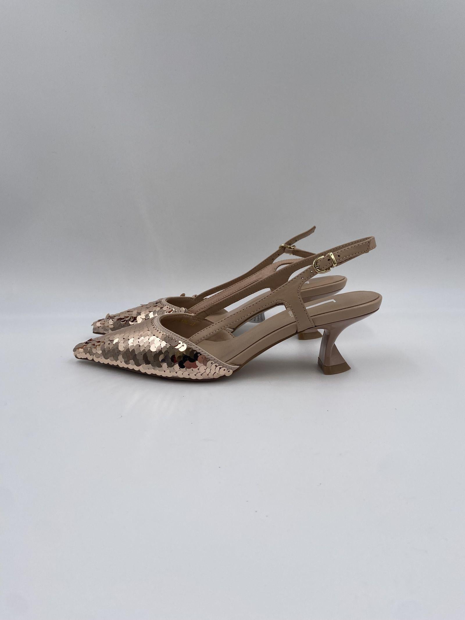Sandalo con paillettes RJ513 PELLE JEANNOT 