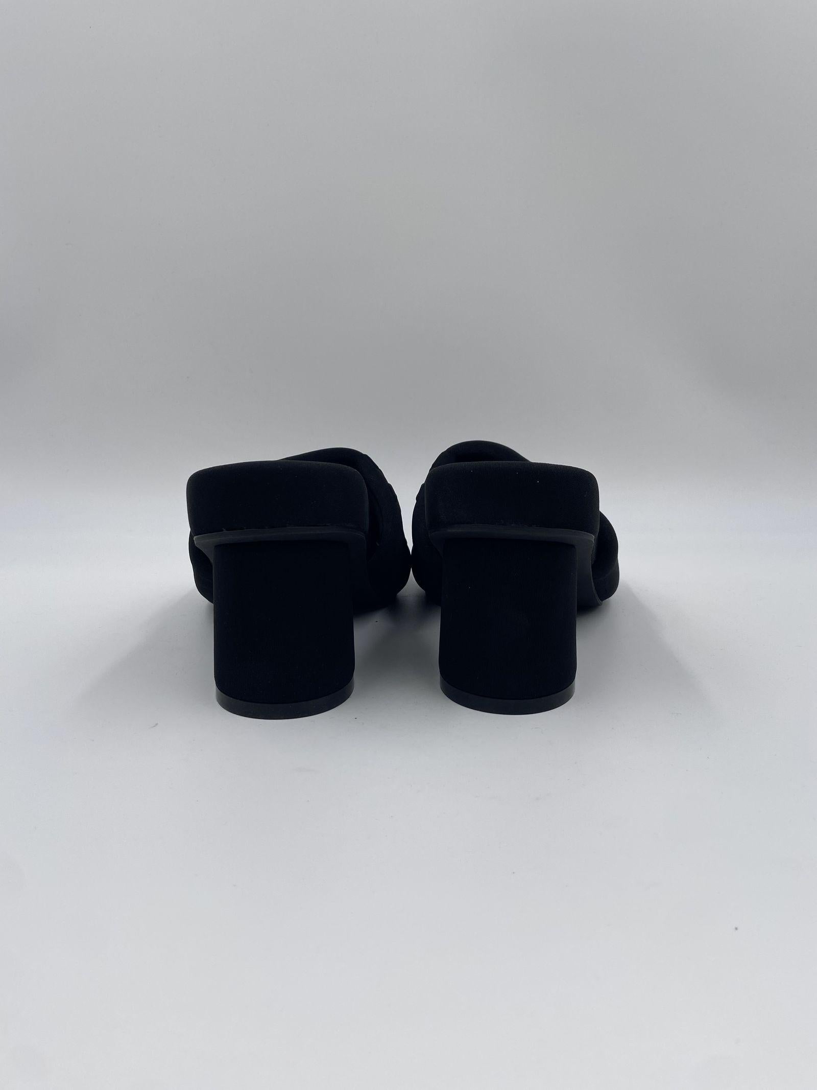 Sandalo in lycra con logo 1E1750D _E22E220101 VIC MATIE' 