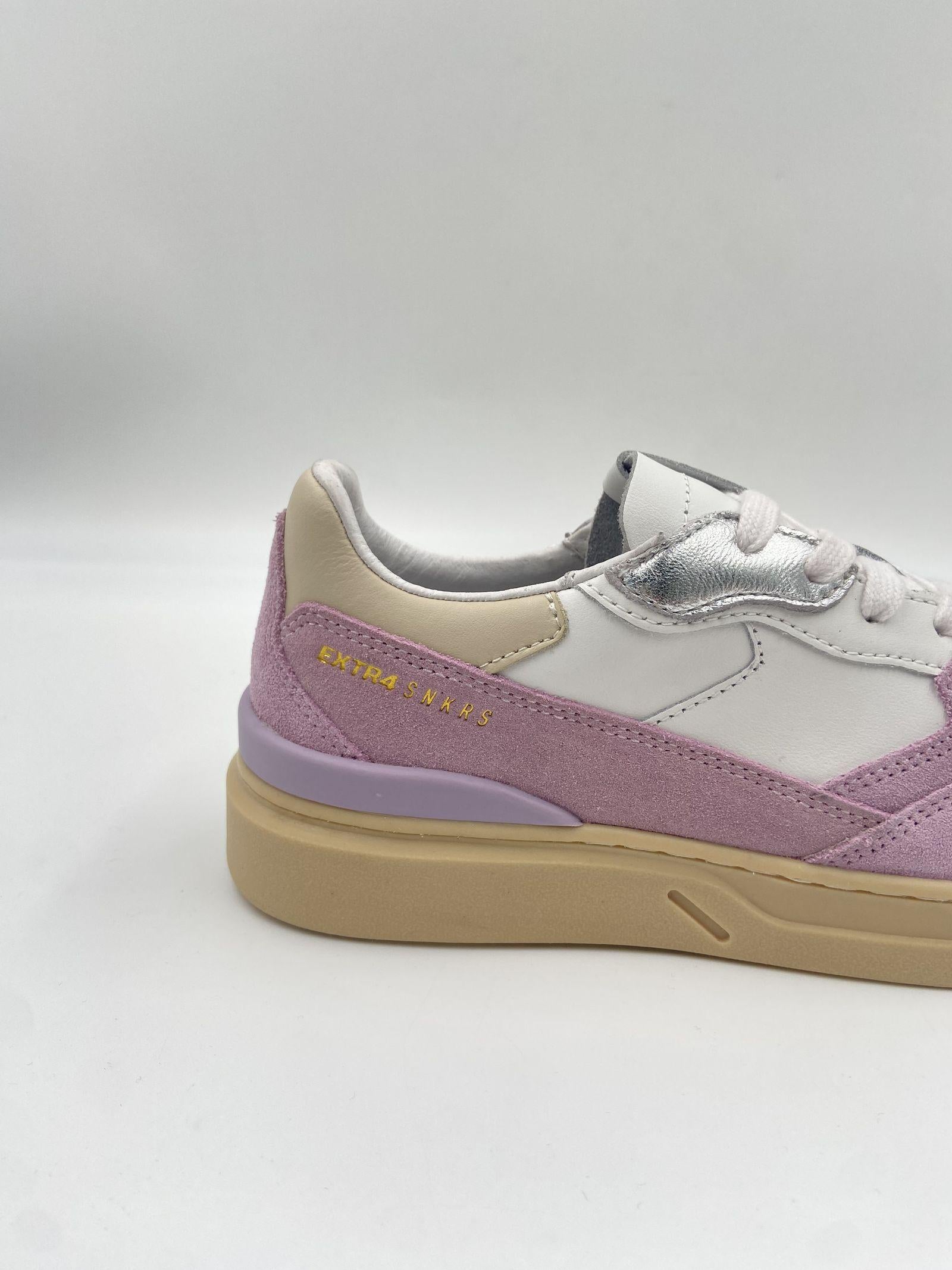 Sneakers Club Tennis 1.11 - Extr4 1209022 BIANCOLILLA EXTR4 