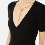 Abito con collana - Elisabetta Franchi AM53S51E2 110 ELISABETTA FRANCHI 