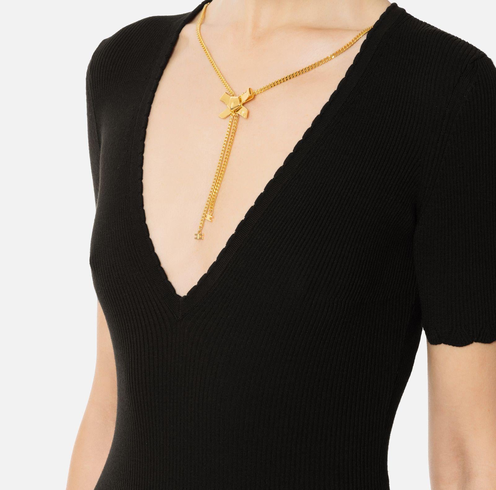 Abito con collana - Elisabetta Franchi AM53S51E2 110 ELISABETTA FRANCHI 