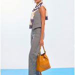 Pantaloni in twill a righe LS2614016 20N LOLA 