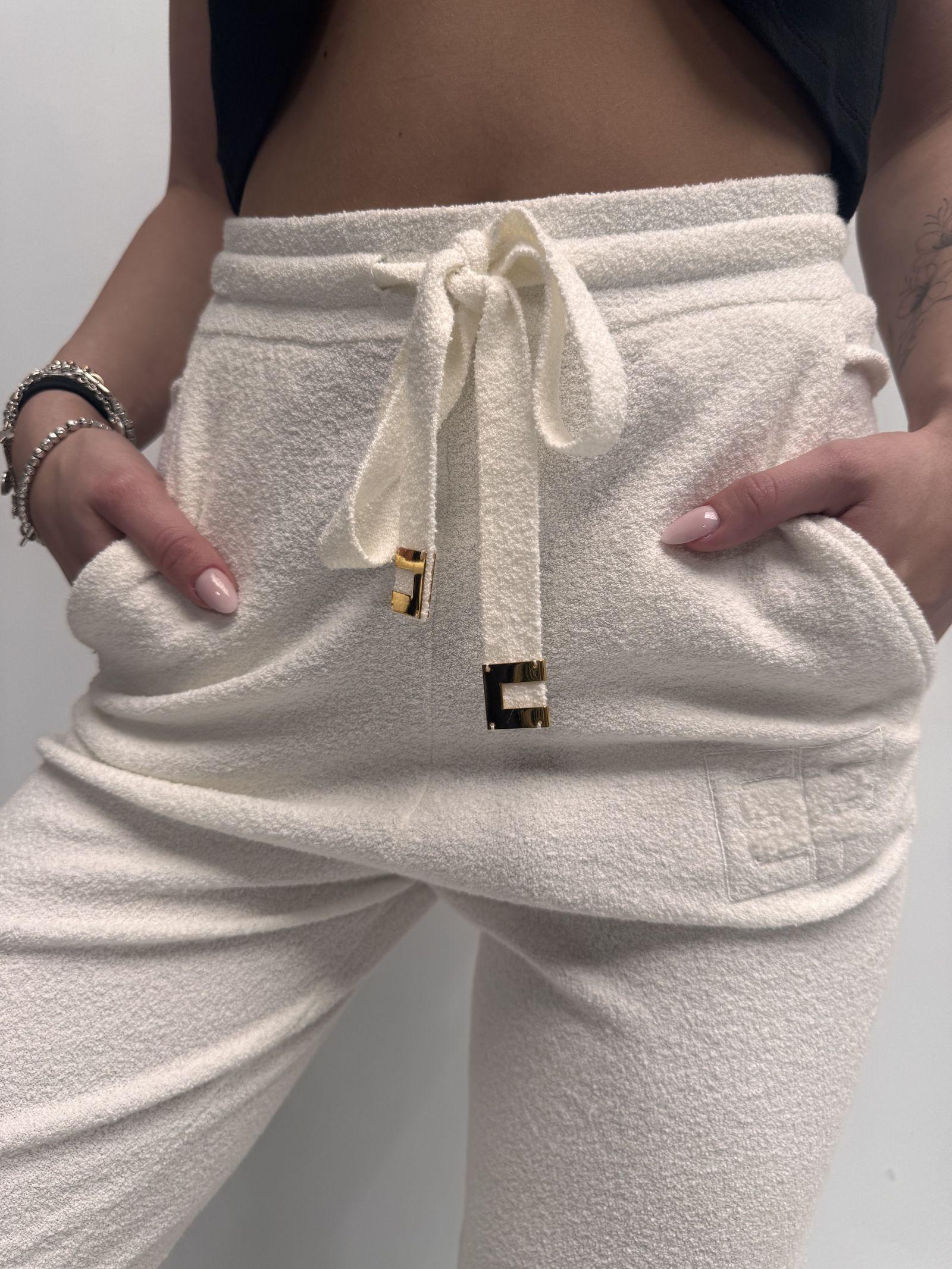 Pantalone tuta con coulisse - Elisabetta Franchi KP56S41E2 360 ELISABETTA FRANCHI 