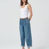 Jeans carrot in denim