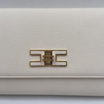 Baguette con tracolla e placca logo - Elisabetta Franchi BS32A51E2 193 ELISABETTA FRANCHI 
