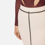 Gonna midi in punto resca - Elisabetta Franchi GK05B47E2 193 ELISABETTA FRANCHI 