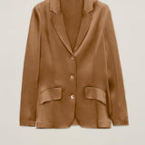 Giacca monopetto in satin