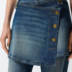 Jeans con minigonna rimovibile 105661A2U0 PJZ PINKO 