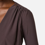 Body in georgette stretch - Elisabetta Franchi BO03162E2 EV9 ELISABETTA FRANCHI 