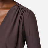 Body in georgette stretch - Elisabetta Franchi BO03162E2 EV9 ELISABETTA FRANCHI 