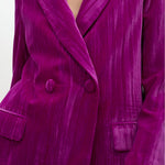 Giacca in velluto con fiore MF2502009 022 MAITE 