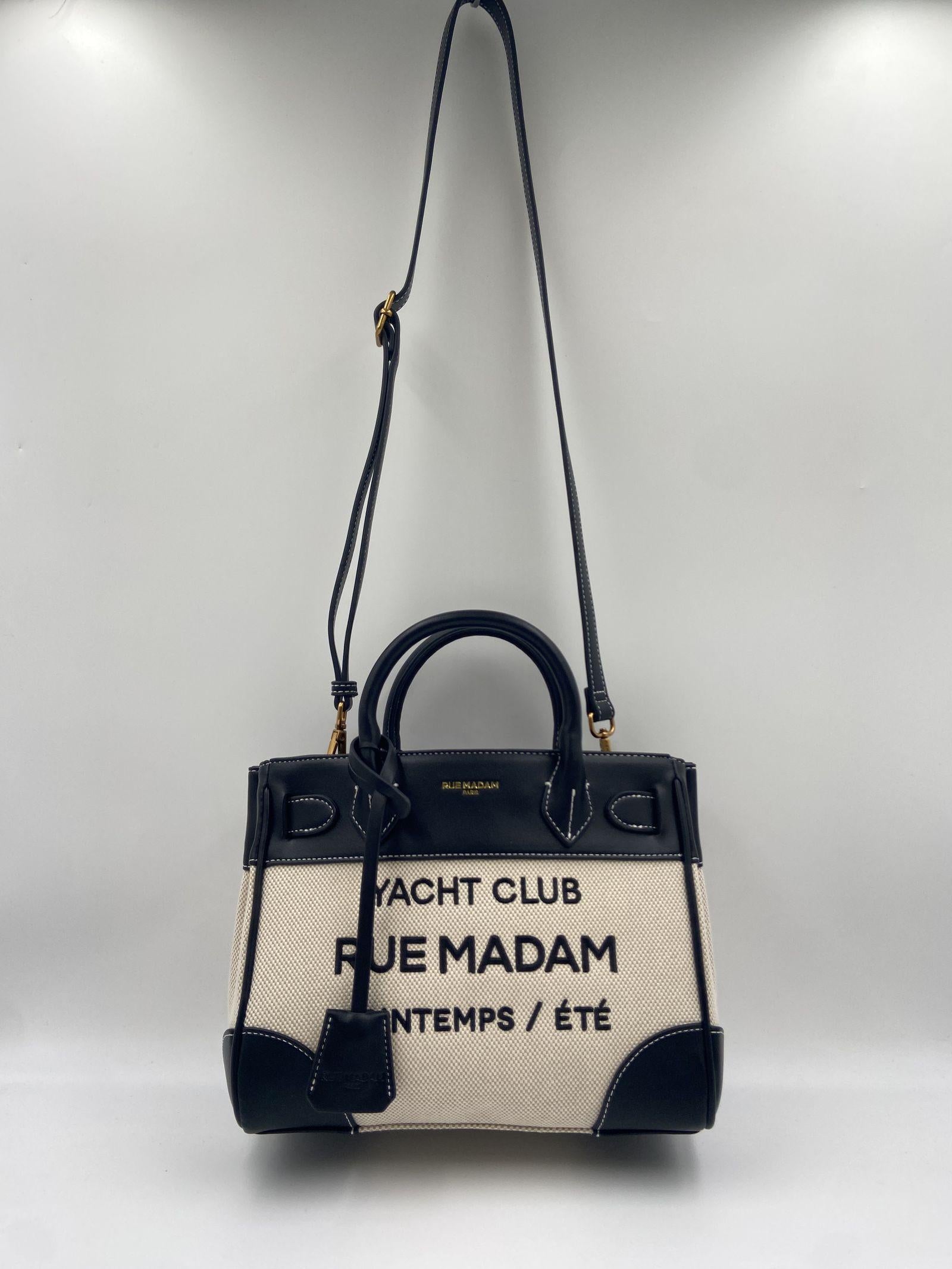Borsa Riviera Tote mini - Rue Madam Paris RIVIERAMINITOTE NERO RUE MADAM PARIS 