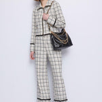 Pantalone con motivo check 521BD25021 525015-01 GAUDI' 