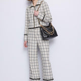 Pantalone con motivo check 521BD25021 525015-01 GAUDI' 