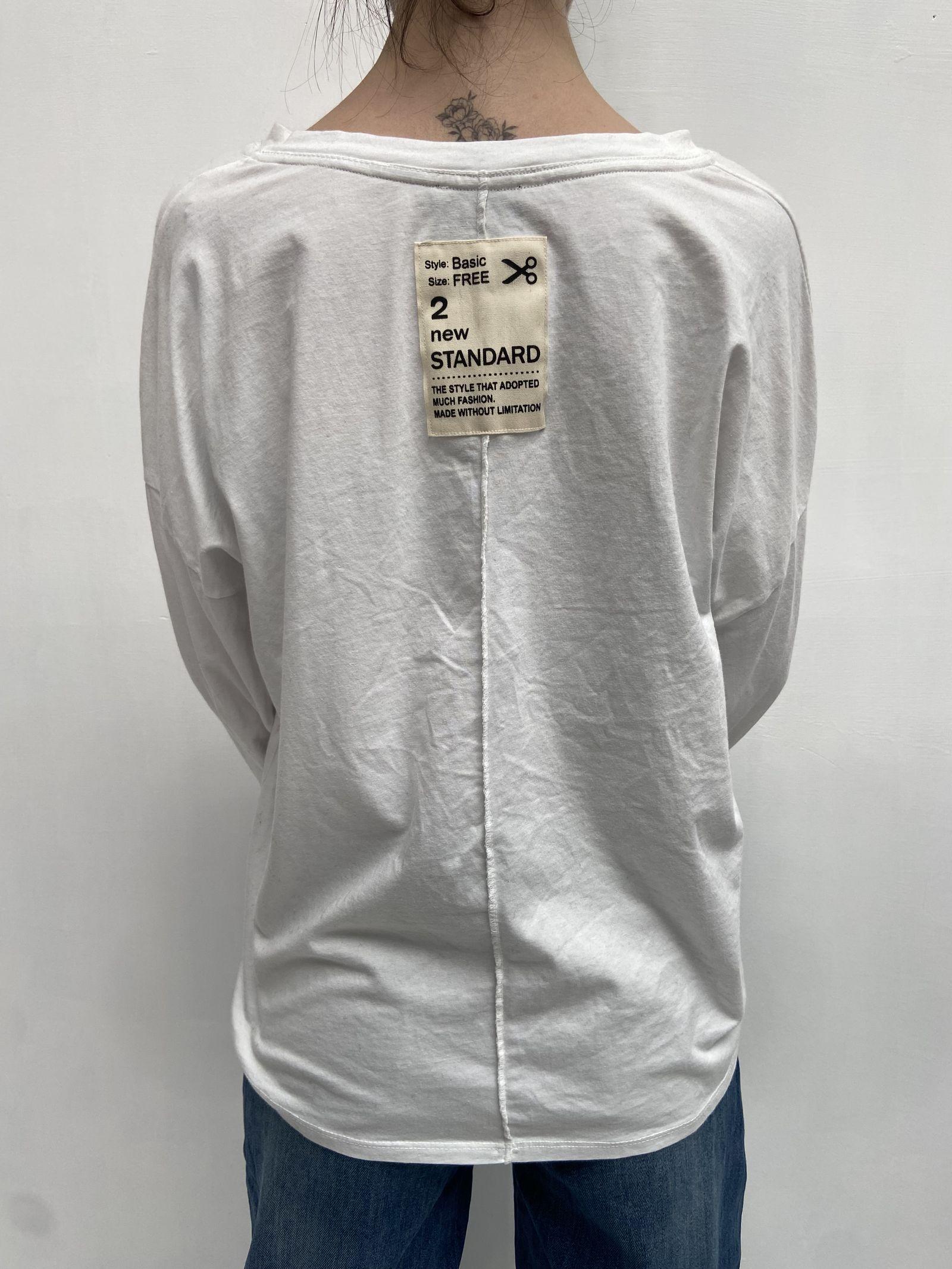 T-shirt stampa Los Angeles 2831LOSANGELES BIANCONERO OFELIA 