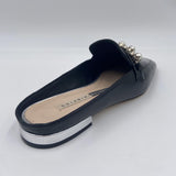 Sabot con perle e borchie 602 NERO CHIARINI 