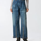 Jeans ballon con zip 105680A2TX PJZ PINKO 