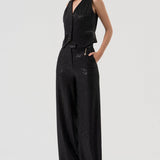 Pantalone palazzo con strass FQ25WV3001W815R9 053 FRACOMINA 