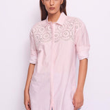 Camicia con ricamo
