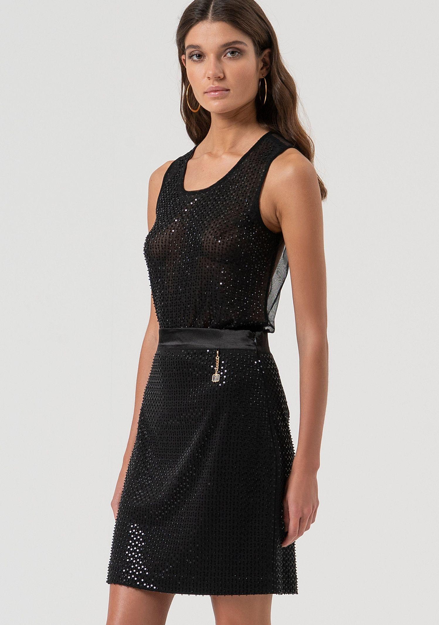 Gonna con strass FQ25WG1001W815R9 053 FRACOMINA 