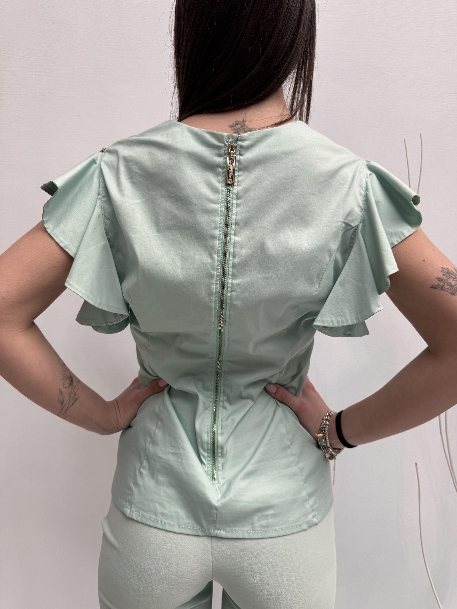 Camicia con ruches - Elisabetta Franchi CA4012276 033 ELISABETTA FRANCHI 