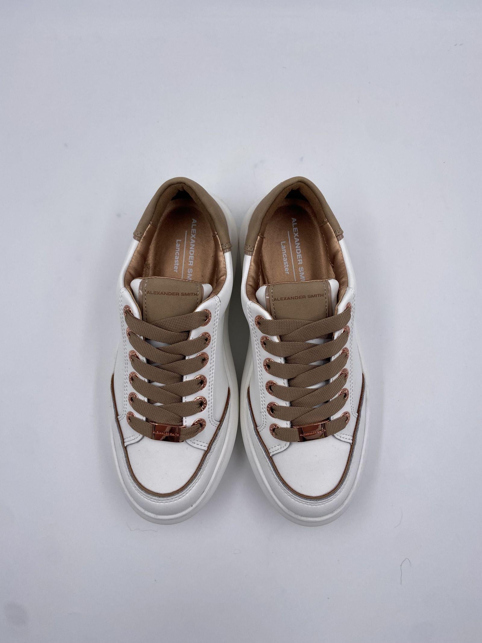 Sneakers Lancaster Woman Suede Beige ASBCLSW1752 WLN ALEXANDER SMITH 