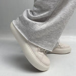 Pantalone con elastico A1263 GRIGIO OFELIA 