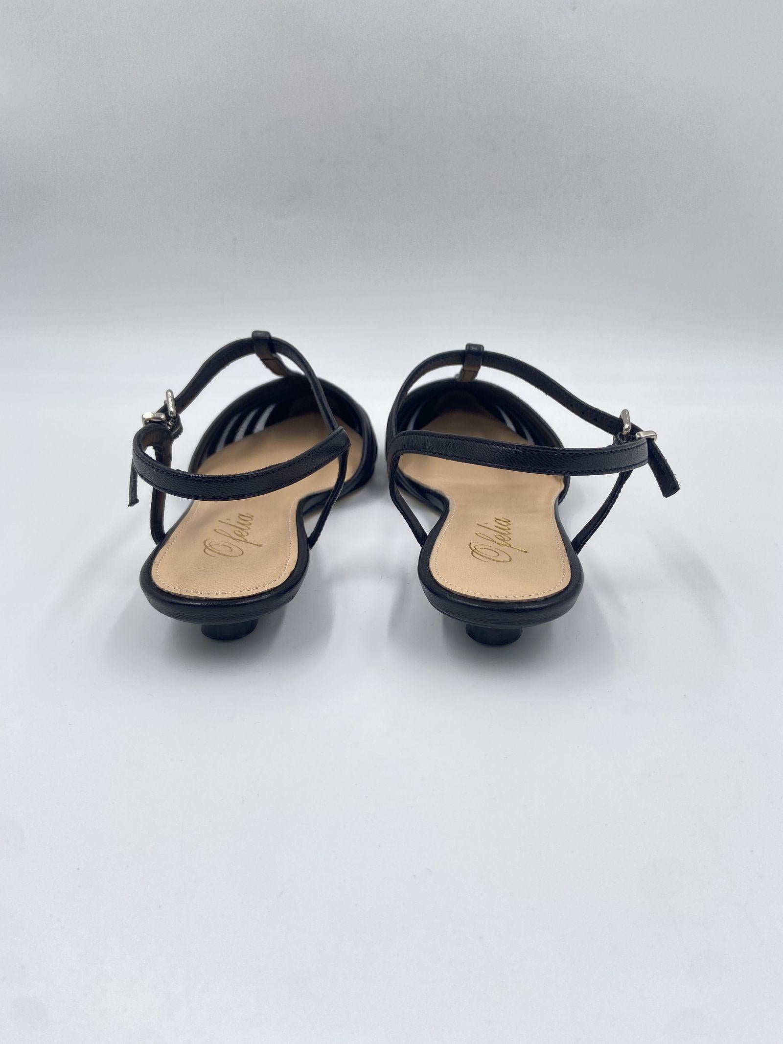 Slingback trasparente - Ofelia 3078 NERO OFELIA 