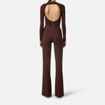 Pantalone palazzo con patte - Elisabetta Franchi PA12156E2 EA3 ELISABETTA FRANCHI 