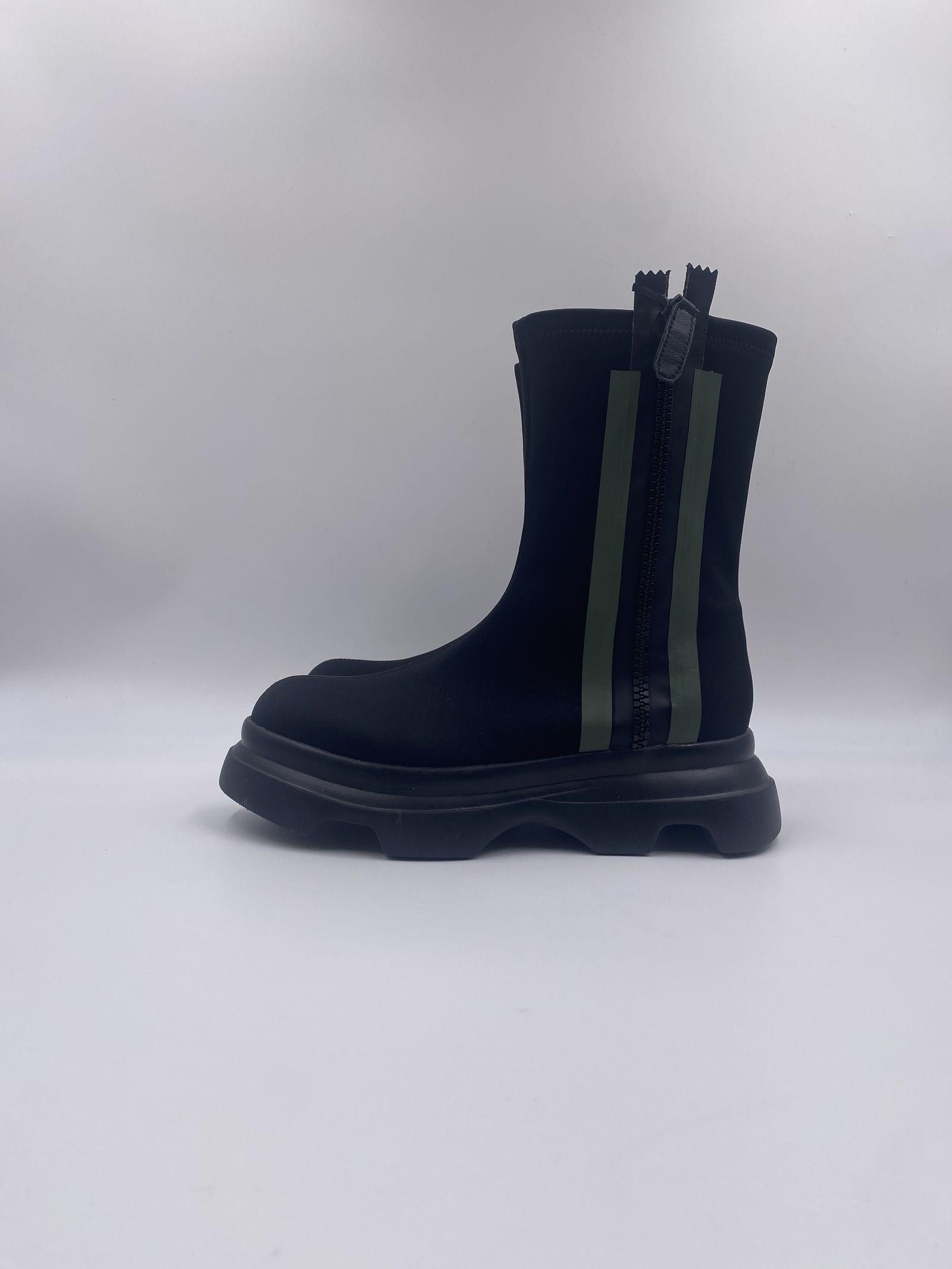 Stivale in neoprene con cerniera PJ512G NERO JEANNOT 