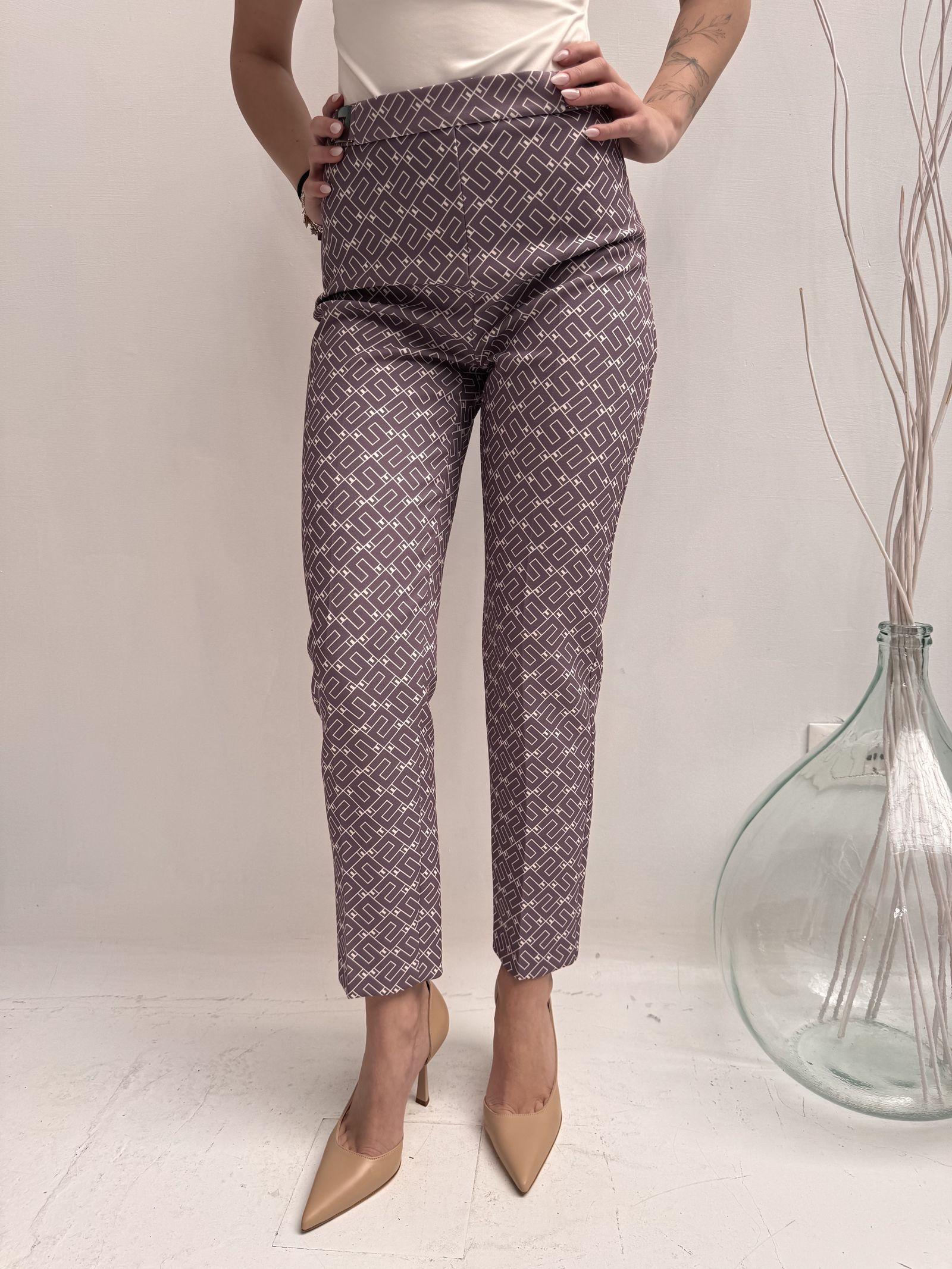 Pantalone logato - Elisabetta Franchi PA00636E2 BJ7 ELISABETTA FRANCHI 