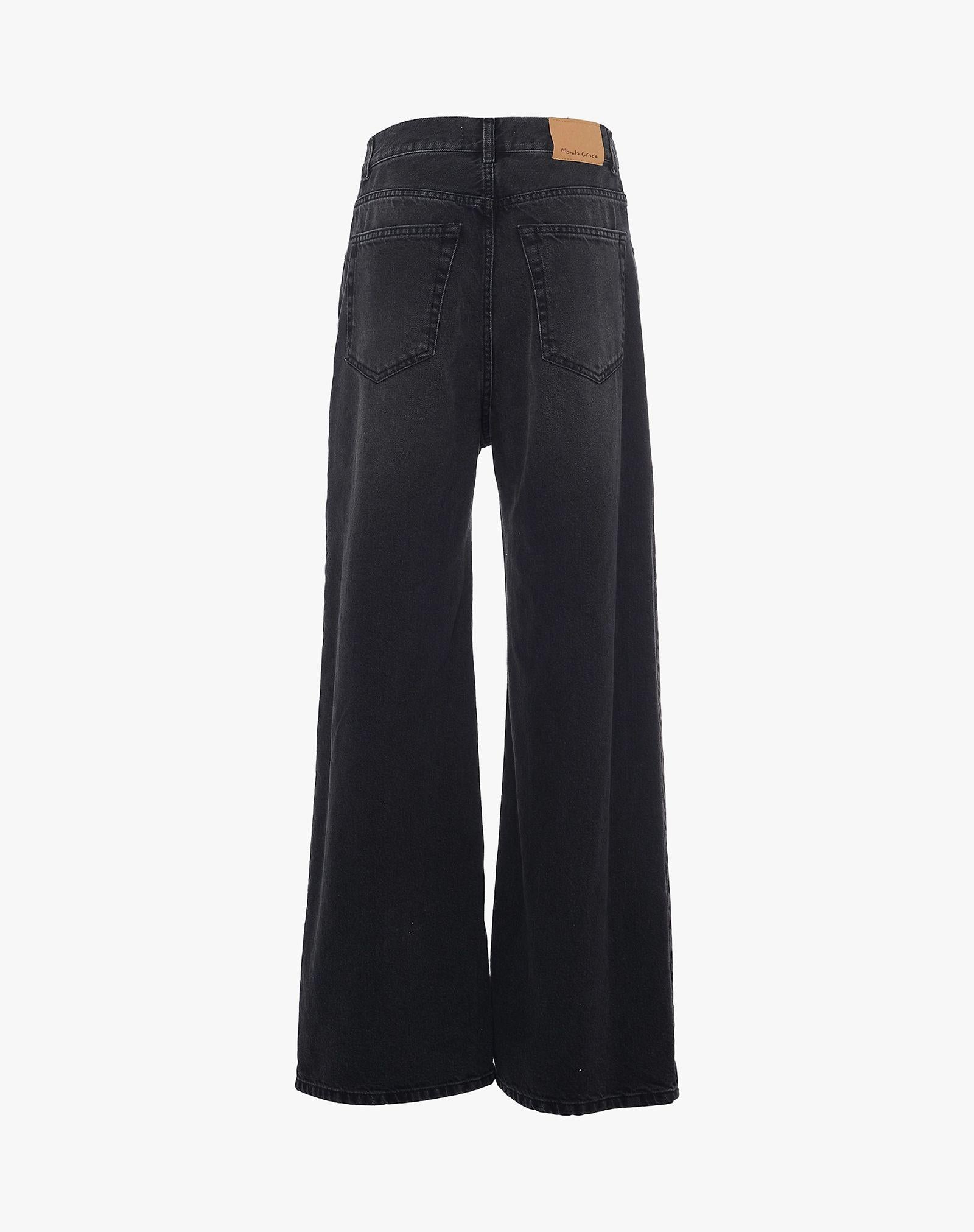 Jeans chiusura asimmetrica J313CU MZ005 MANILA GRACE 