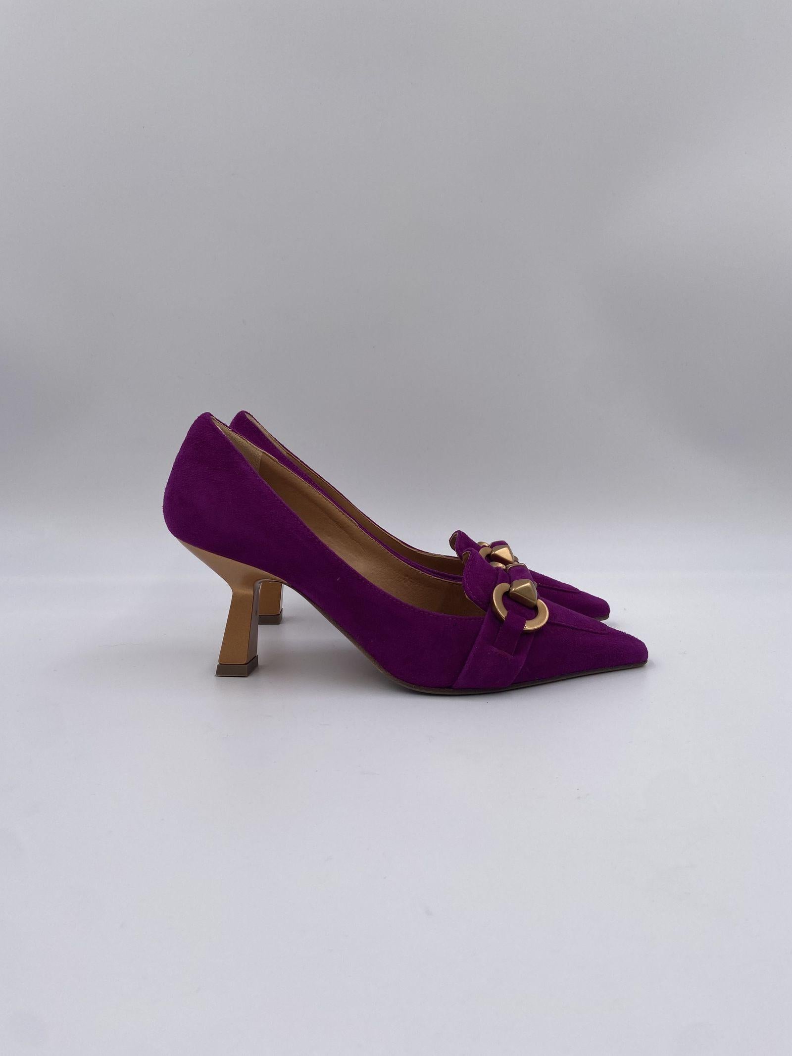 Sandalo con morsetti - Ofelia 2166 VIOLA OFELIA 