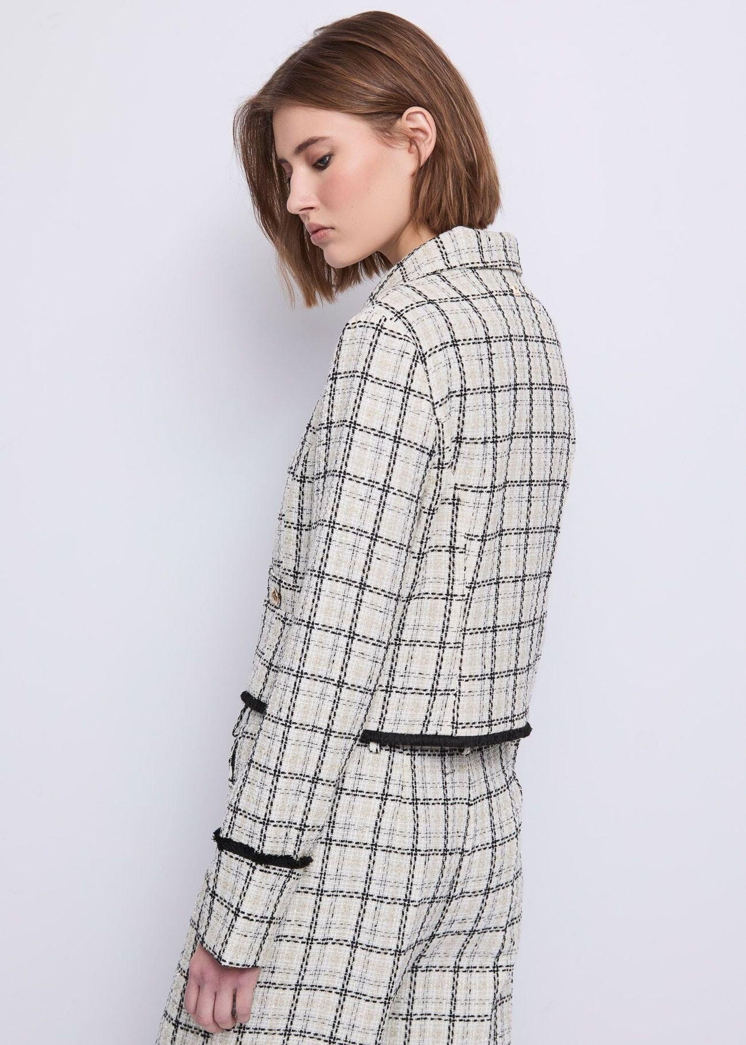 Giacca con motivo check 521BD35022 525015-01 GAUDI' 