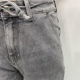 Jeans mom fit con coulisse - Ofelia LAF264 GRIGIO OFELIA 