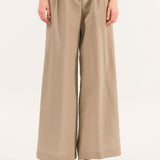 Pantalone gessato con pence