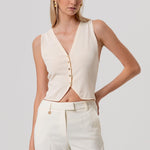 Gilet slim con bottoni FR26SJ5011K52401 B59 FRACOMINA 