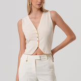 Gilet slim con bottoni FR26SJ5011K52401 B59 FRACOMINA 