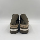 Espadrilles in tessuto lucido