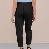 Pantalone a sigaretta in jersey
