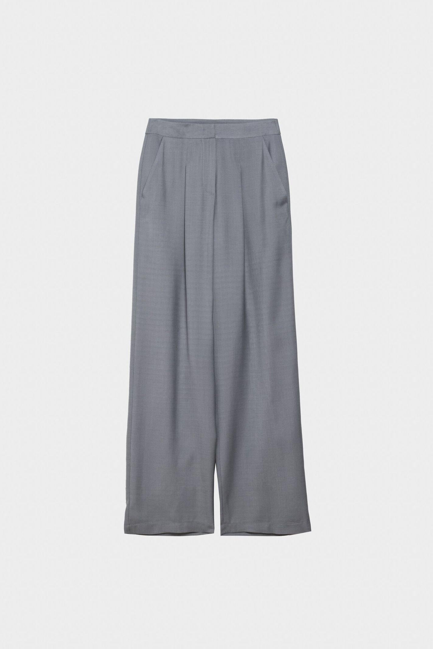 Pantalone largo in shantung PESS02D8 21 CARLA G. 