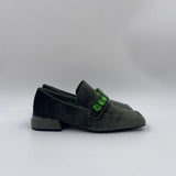 Mocassino in velluto - Jeannot PJ602D VERDE JEANNOT 