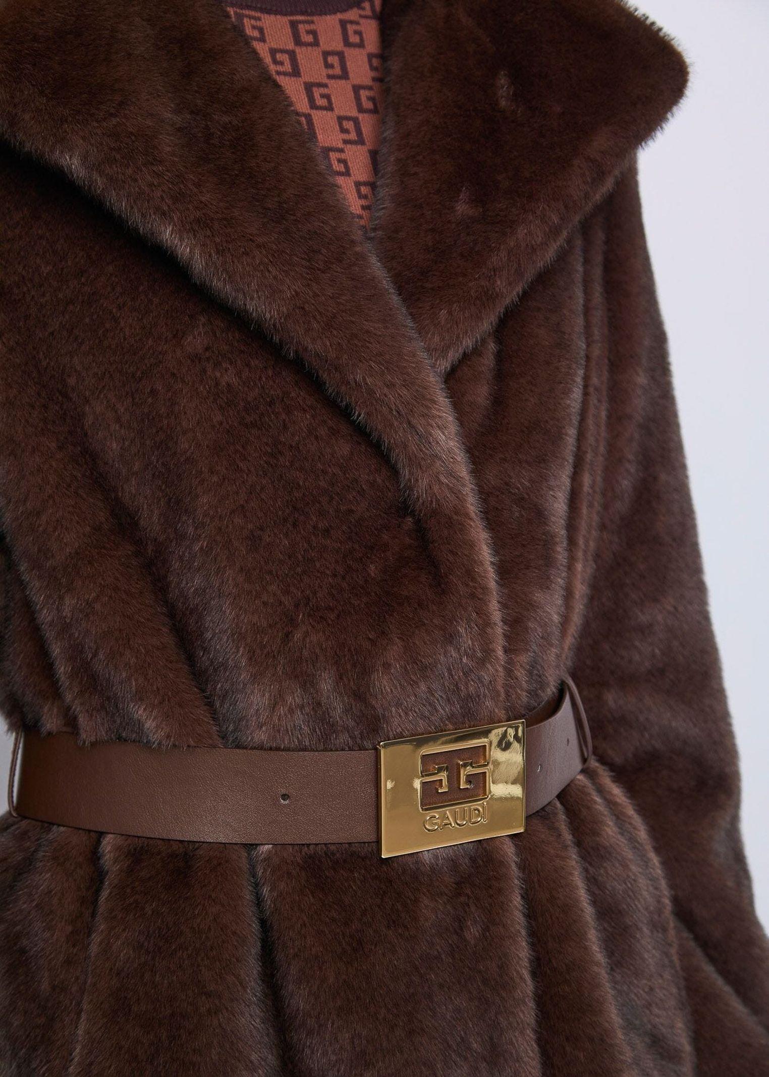 Cappotto con cintura - Gaudi 521FD39003 3355 GAUDI' 