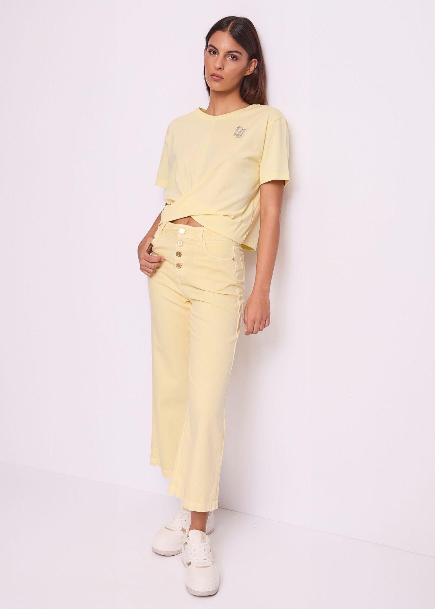 T-shirt con nodo 511BD64023 2722 GAUDI' 