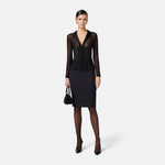 Giacca in tulle - Elisabetta Franchi GI13452E2 110 ELISABETTA FRANCHI 