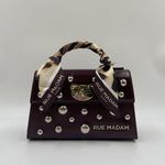 Borsa Teddy mini 1519 PRUGNA RUE MADAM PARIS 